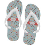 Nurse Flip Flops - Large (Personalized)
