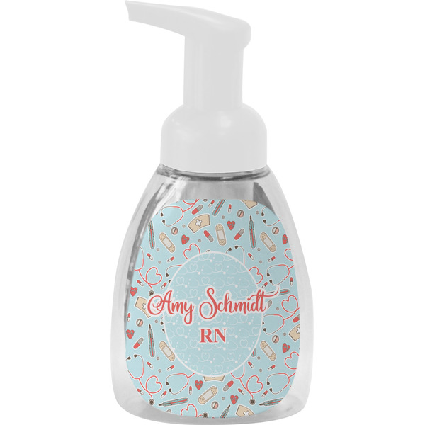 Custom Nurse Foam Soap Bottle - White (Personalized)
