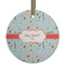 Nurse Frosted Glass Ornament - Round