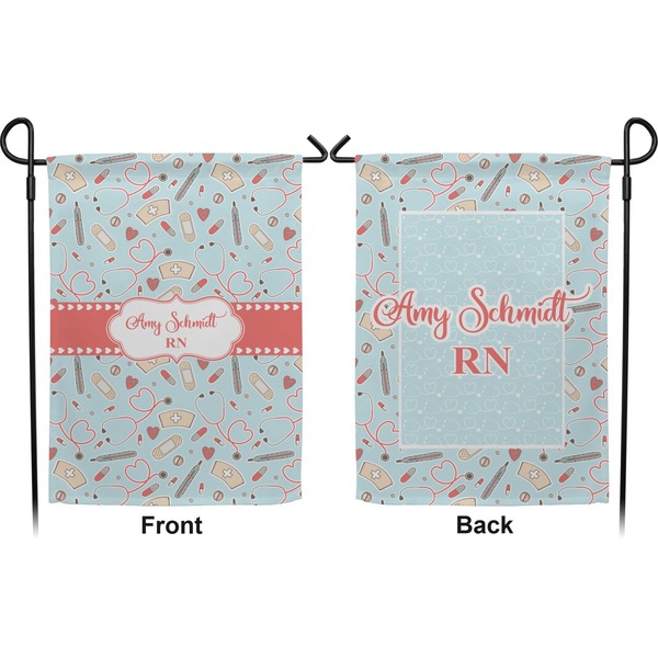 Nurse Garden Flag - Double Sided Front and Back