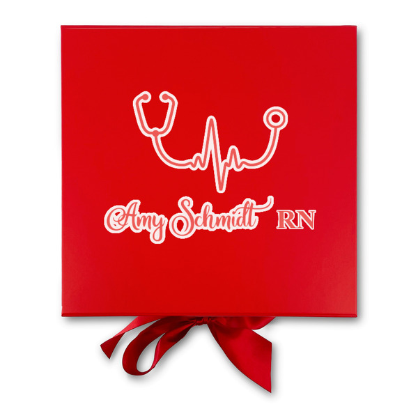 Nurse Gift Boxes with Magnetic Lid - Red - Approval