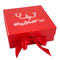 Nurse Gift Boxes with Magnetic Lid - Red - Front