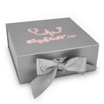Nurse Gift Box with Magnetic Lid - Silver (Personalized)