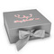 Nurse Gift Boxes with Magnetic Lid - Silver - Front