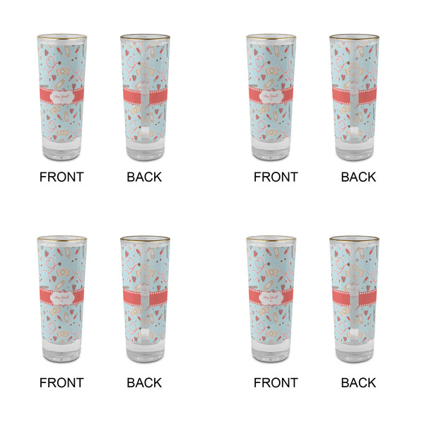 Nurse Glass Shot Glass - 2 oz - Set of 4 - APPROVAL