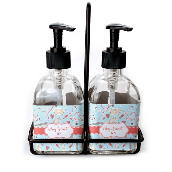 Custom Nurse Glass Soap & Lotion Bottles (Personalized)