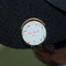 Nurse Golf Ball Marker Hat Clip - Gold - On Hat
