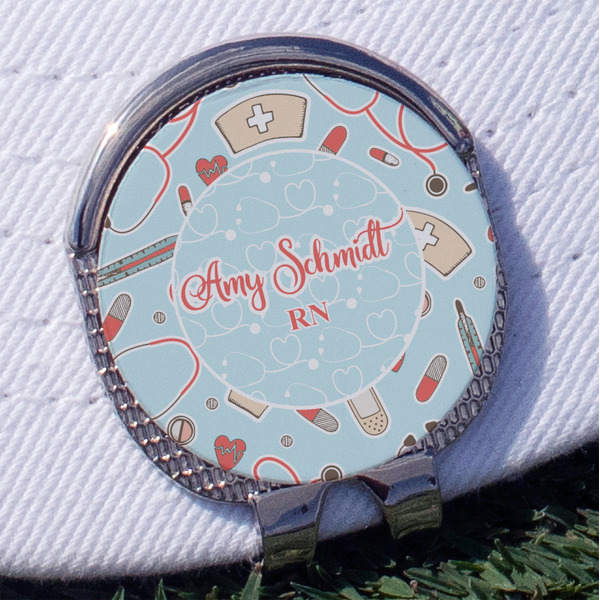 Custom Nurse Golf Ball Marker - Hat Clip