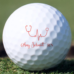 Nurse Golf Balls - Non-Branded - Set of 3 (Personalized)