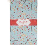 Nurse Golf Towel - Poly-Cotton Blend - Small w/ Name or Text