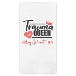 Nurse Guest Napkins - Full Color - Embossed Edge (Personalized)