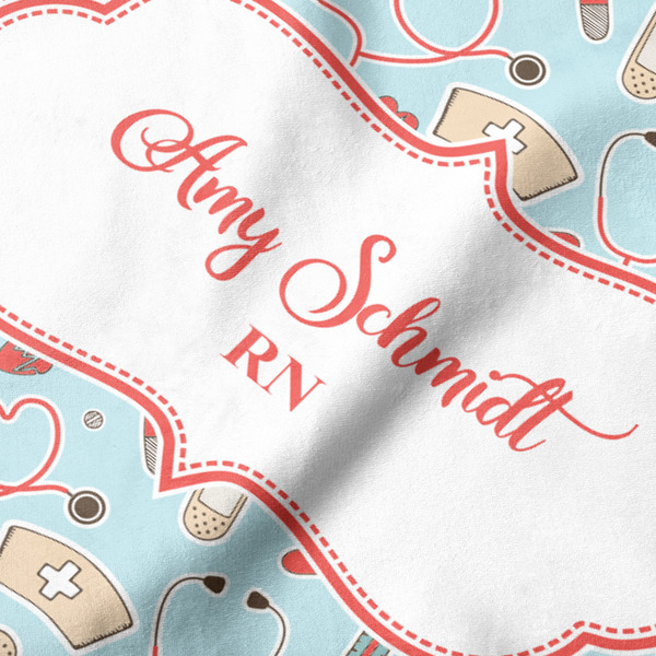 Nurse Hooded Baby Towel- Detail Close Up