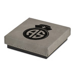 Nurse Jewelry Gift Box - Engraved Leather Lid (Personalized)