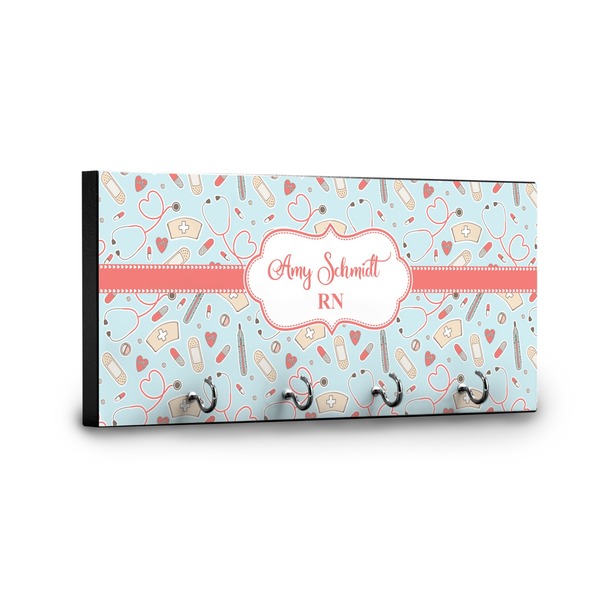 Nurse Key Hanger - Front View with Hooks