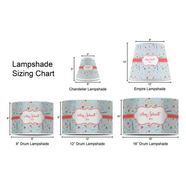 Nurse Lampshade Sizing Chart
