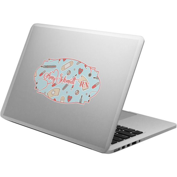 Custom Nurse Laptop Decal (Personalized)