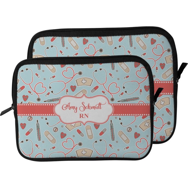 Nurse Laptop Sleeve (Size Comparison)
