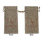 Nurse Large Burlap Gift Bag - Front & Back (Personalized)