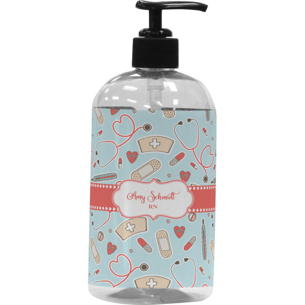 Custom Nurse Plastic Soap / Lotion Dispenser (Personalized)