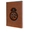 Nurse Leather Sketchbook - Large - Double Sided - Angled View