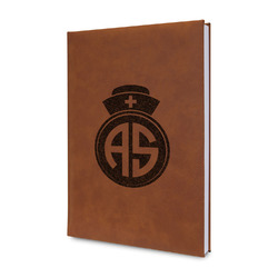 Nurse Leather Sketchbook - Small - Single Sided (Personalized)