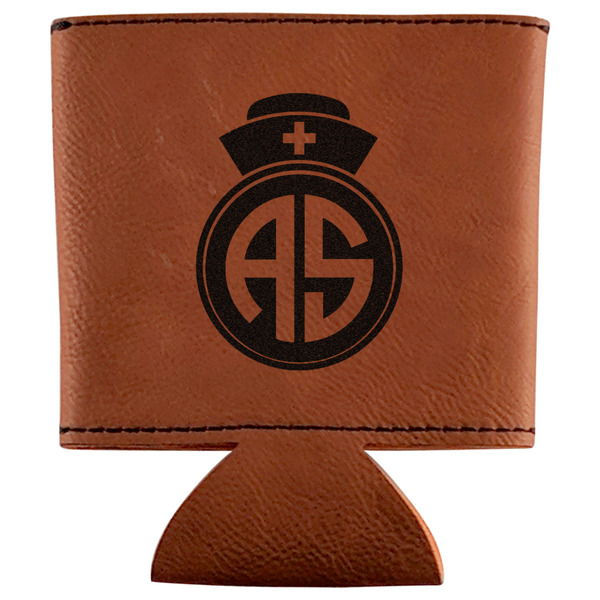 Custom Nurse Leatherette Can Sleeve (Personalized)