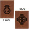 Nurse Leatherette Journals - Large - Double Sided - Front & Back View