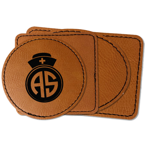 Custom Nurse Faux Leather Iron On Patch (Personalized)