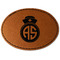Nurse Faux Leather Iron On Patch - Oval (Personalized)