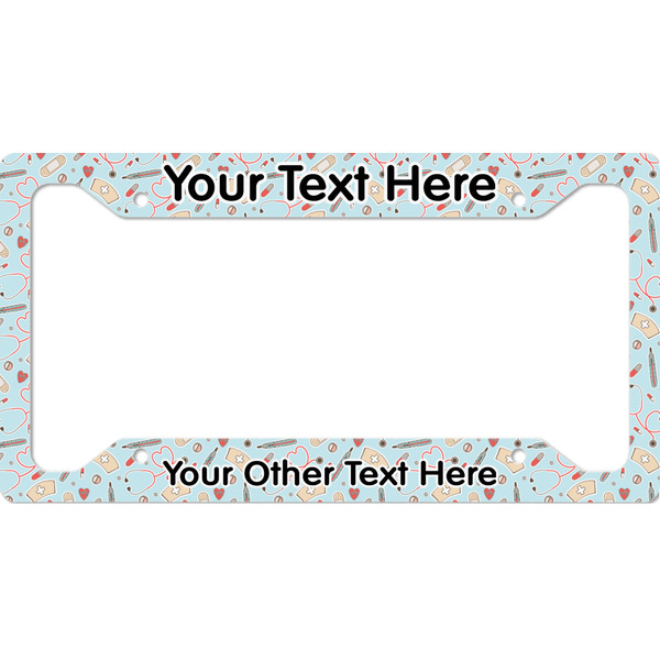 Custom Nurse License Plate Frame (Personalized)