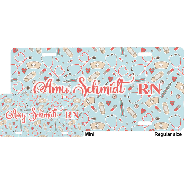 Nurse License Plate (Sizes)