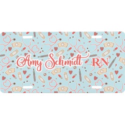 Nurse Front License Plate (Personalized)