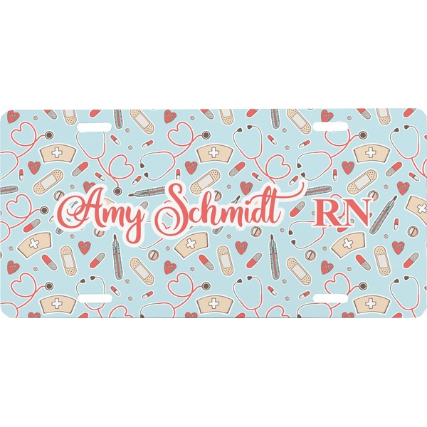 Custom Nurse Front License Plate (Personalized)
