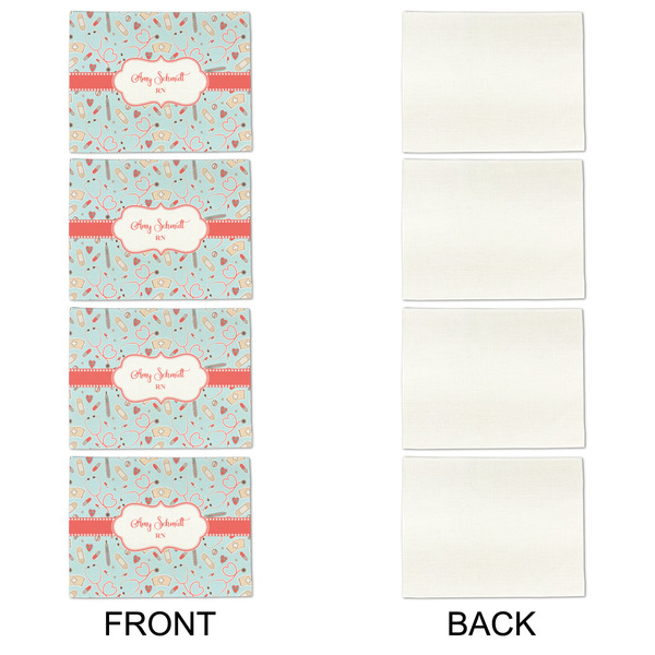 Nurse Linen Placemat - APPROVAL Set of 4 (single sided)