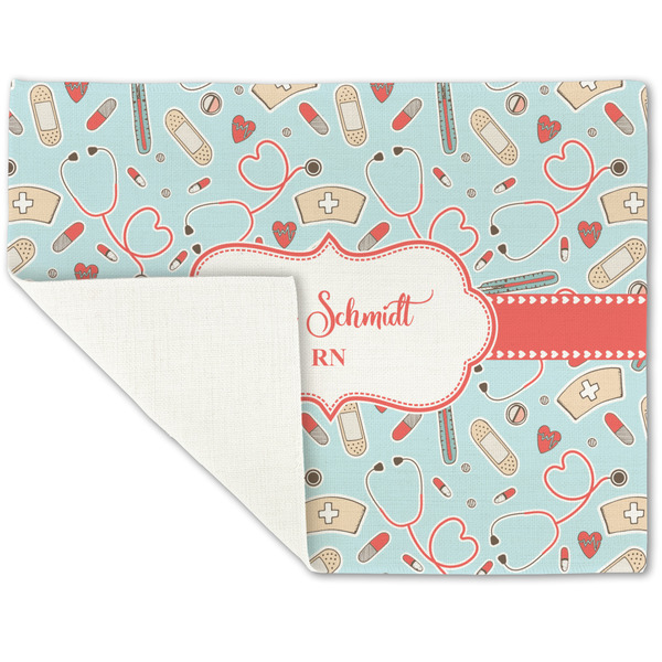 Nurse Linen Placemat - Folded Corner (single side)