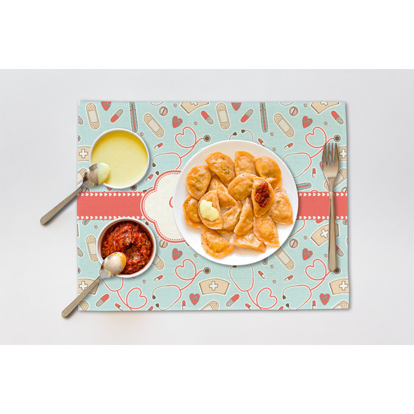 Nurse Linen Placemat - Lifestyle (single)