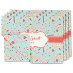 Nurse Linen Placemat w/ Name or Text