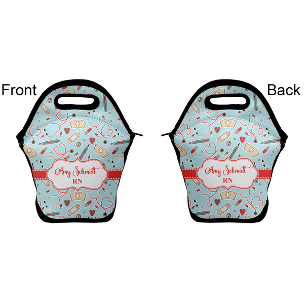 Nurse Lunch Bag - Front and Back
