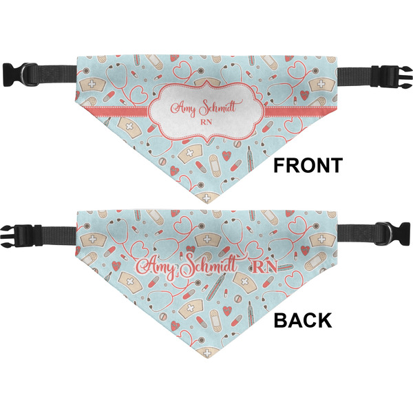 Nurse Medium Dog Bandana Approval