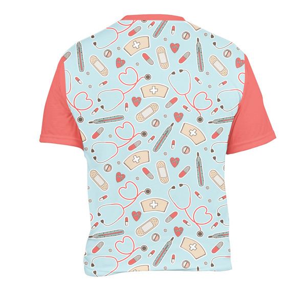 Nurse Men's Crew Neck T Shirt Medium - Back