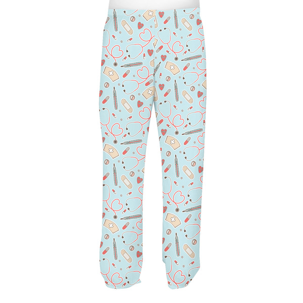 Nurse Men's Pjs Back - on model