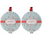 Nurse Metal Ball Ornament - Front and Back