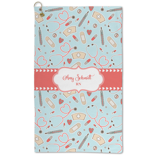 Custom Nurse Microfiber Golf Towel - Large (Personalized)