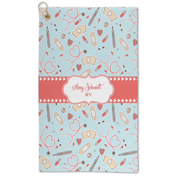 Custom Nurse Microfiber Golf Towel (Personalized)