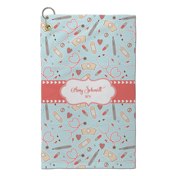 Custom Nurse Microfiber Golf Towel - Small (Personalized)