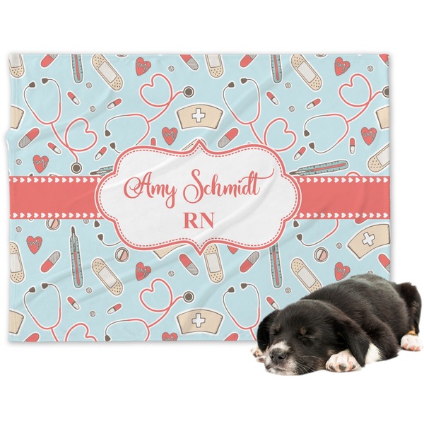 Custom Nurse Dog Blanket (Personalized)