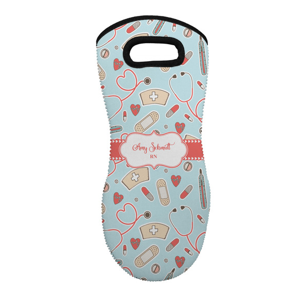 Custom Nurse Neoprene Oven Mitt w/ Name or Text