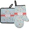 Nurse Oven Mitt & Pot Holder Set w/ Name or Text