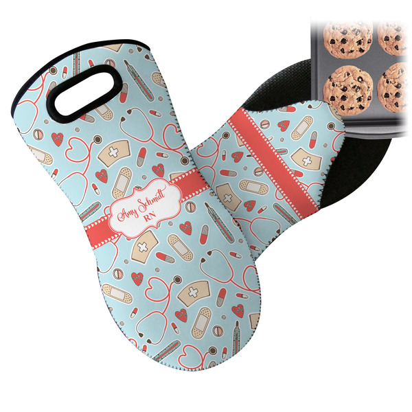 Nurse Neoprene Oven Mitt