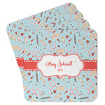 Nurse Paper Coasters w/ Name or Text